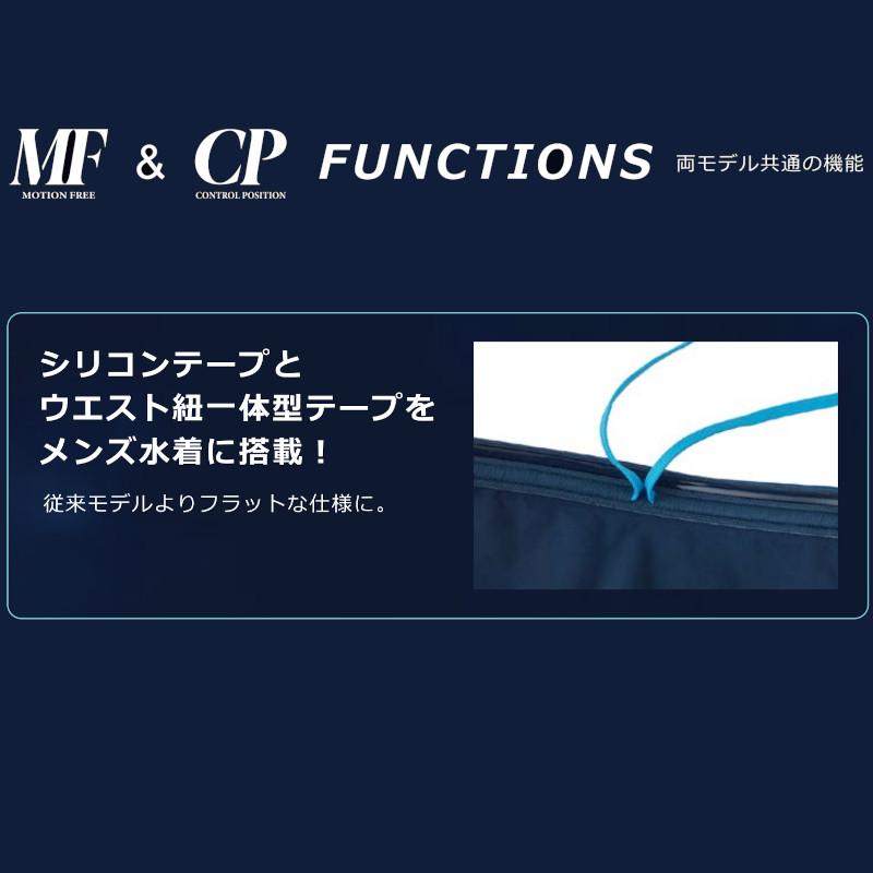 アリーナ(ARENA) 男性用 競泳水着 アクアフォースストーム MF メンズレーシングスパッツ(ハーフレッグ) AS6SRC03Mの画像