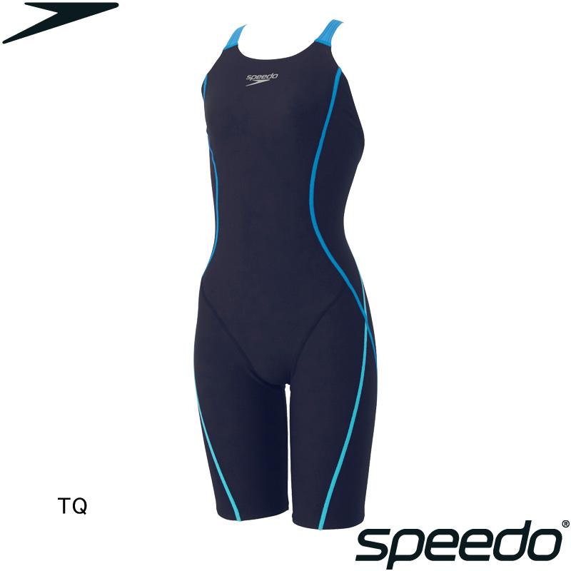 スピードspeedo 競泳水着　 練習用水着　ブラック✖ブルー　Sサイズ speedo（スピード） (ネコポス可)スピード(SPEEDO) 女性用 練習用水着