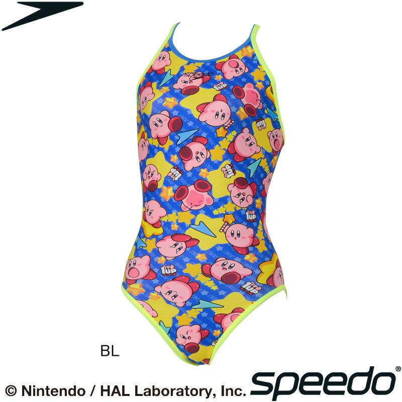 未使用品　speedo 星柄 ワンピース水着　140サイズ speedo（スピード） (ネコポス可)スピード(SPEEDO) 星のカービィ 女性