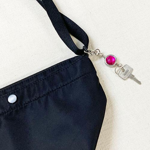 単色２個セット　ニュージュエルリールキーホルダー　プチギフト　店舗用品　事務用品　防犯用品　防災用品　落下防止　紛失防止　業務用　備品　卸値 |  | 02