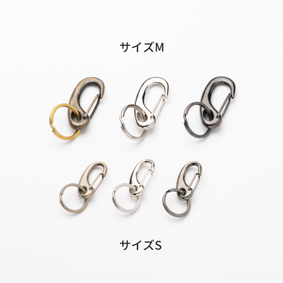単色３個セット　ピアスアンティークカラビナキーホルダーＭ　プチギフト　店舗用品　事務用品　防犯用品　防災用品　落下防止　紛失防止　業務用　備品　卸値 |  | 01