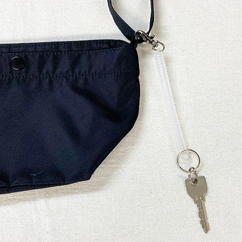 単色３個セット　コイルキーホルダー　プチギフト　店舗用品　事務用品　防犯用品　防災用品　落下防止　紛失防止　業務用　備品　卸値 |  | 02