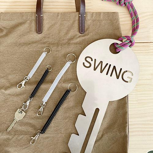 単色３個セット　コイルキーホルダー　プチギフト　店舗用品　事務用品　防犯用品　防災用品　落下防止　紛失防止　業務用　備品　卸値 |  | 04