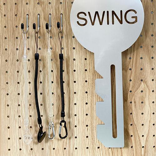 単色３個セット　コイルカラビナストラップキーホルダー　プチギフト　店舗用品　事務用品　防犯用品　防災用品　落下防止　紛失防止　業務用　備品　卸値 |  | 03