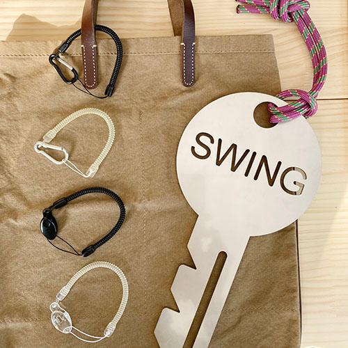 単色３個セット　コイルカラビナストラップキーホルダー　プチギフト　店舗用品　事務用品　防犯用品　防災用品　落下防止　紛失防止　業務用　備品　卸値 |  | 04