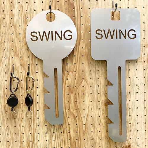 単色２個セット　カラビナ５３ワイヤーリールキーホルダー　プチギフト　店舗用品　事務用品　防犯用品　防災用品　落下防止　紛失防止　業務用　備品　卸値 |  | 03