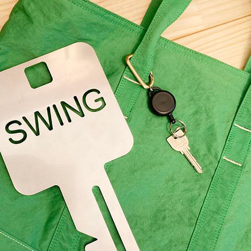 単色２個セット　カラビナ５３ワイヤーリールキーホルダー　プチギフト　店舗用品　事務用品　防犯用品　防災用品　落下防止　紛失防止　業務用　備品　卸値 |  | 04