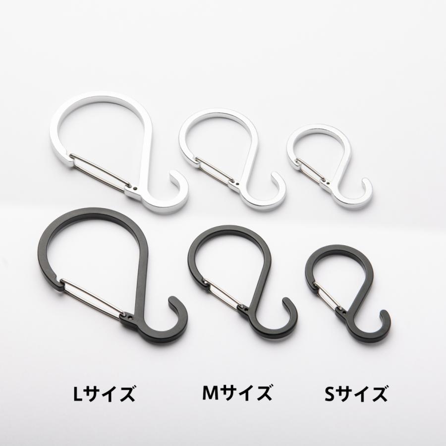 単色３個セット　便利フックＳ型カラビナＭ　プチギフト　店舗用品　事務用品　防犯用品　防災用品　落下防止　紛失防止　業務用　備品　卸値 |  | 01