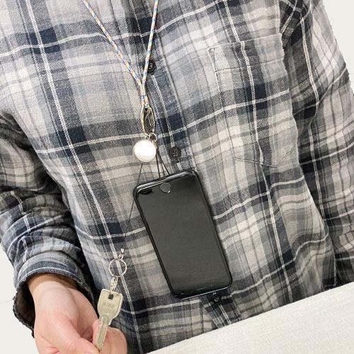 アソート２個セット　パラコードマルチリールネック　プチギフト　店舗用品　事務用品　防犯用品　防災用品　落下防止　紛失防止　業務用　備品　卸値 |  | 03