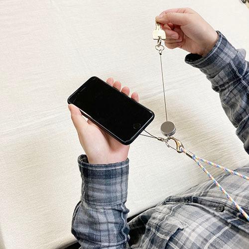 アソート２個セット　パラコードマルチリールネック　プチギフト　店舗用品　事務用品　防犯用品　防災用品　落下防止　紛失防止　業務用　備品　卸値 |  | 05