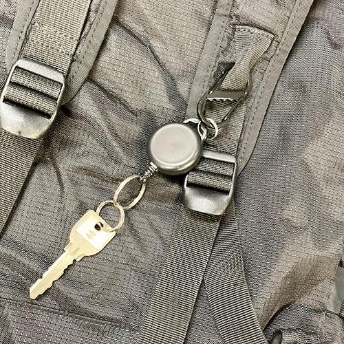 ２個セット　ＷゲートＫＢワイヤーリールキー　ＢＫ　プチギフト　店舗用品　事務用品　防犯用品　防災用品　落下防止　紛失防止　業務用　備品　卸値 |  | 02