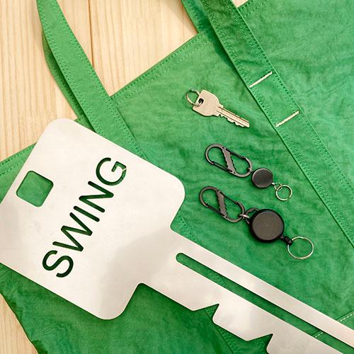 ２個セット　ＷゲートＫＢワイヤーリールキー　ＢＫ　プチギフト　店舗用品　事務用品　防犯用品　防災用品　落下防止　紛失防止　業務用　備品　卸値 |  | 05