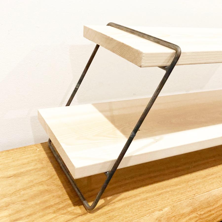 アイアンラックフレーム単品2PCセット キャンプ アウトドア シェルフ