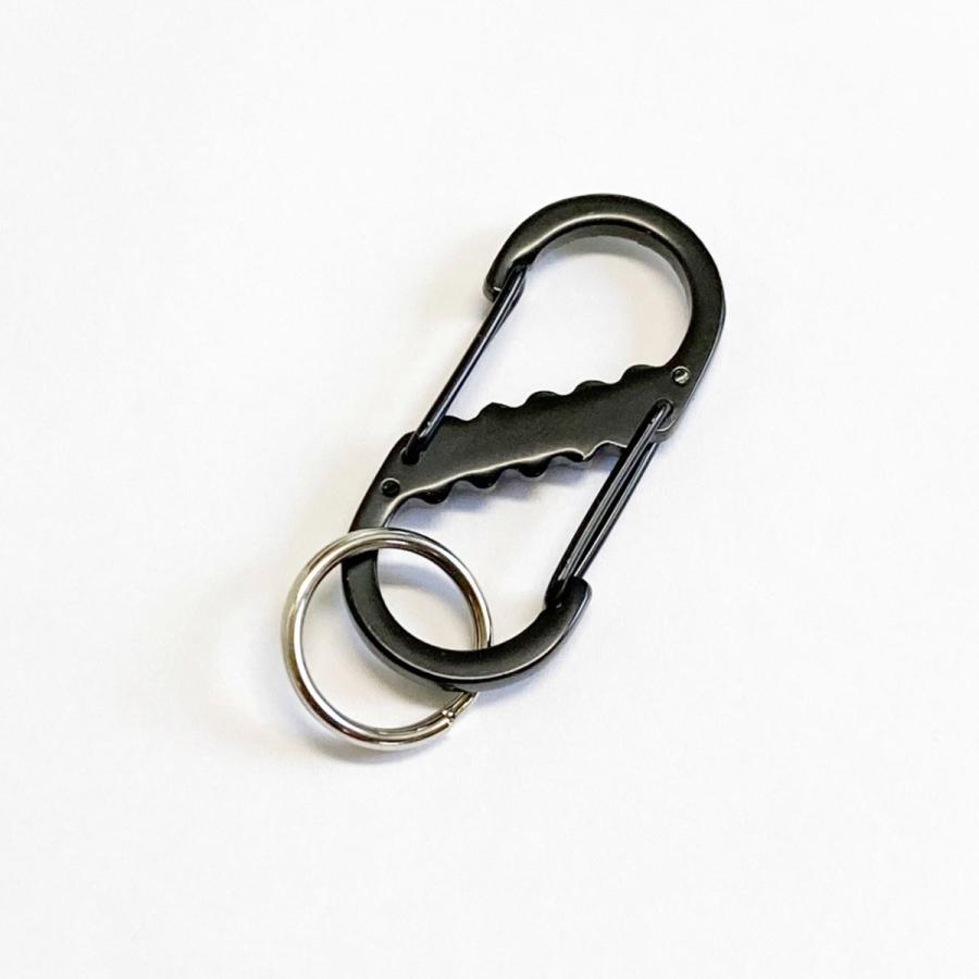 ３個セット　カラビナキーＷゲート　Ｓ　プチギフト　店舗用品　事務用品　防犯用品　防災用品　落下防止　紛失防止　業務用　備品　卸値 | 