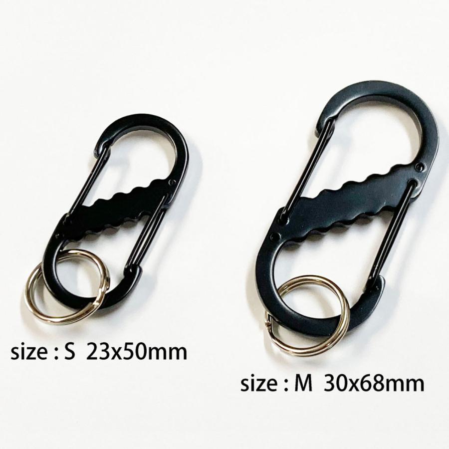 ３個セット　カラビナキーＷゲート　Ｓ　プチギフト　店舗用品　事務用品　防犯用品　防災用品　落下防止　紛失防止　業務用　備品　卸値 |  | 01