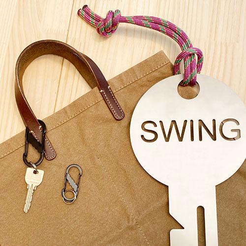 ３個セット　カラビナキーＷゲート　Ｓ　プチギフト　店舗用品　事務用品　防犯用品　防災用品　落下防止　紛失防止　業務用　備品　卸値 |  | 06