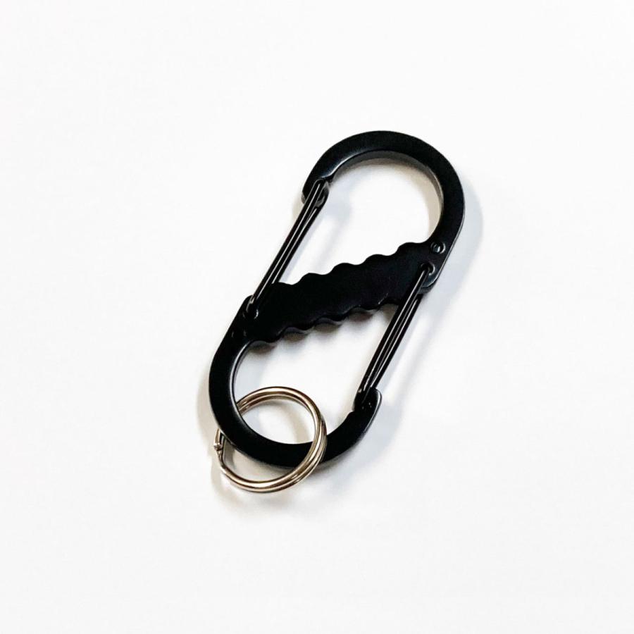 ３個セット　カラビナキーＷゲート　Ｍ　プチギフト　店舗用品　事務用品　防犯用品　防災用品　落下防止　紛失防止　業務用　備品　卸値 | 