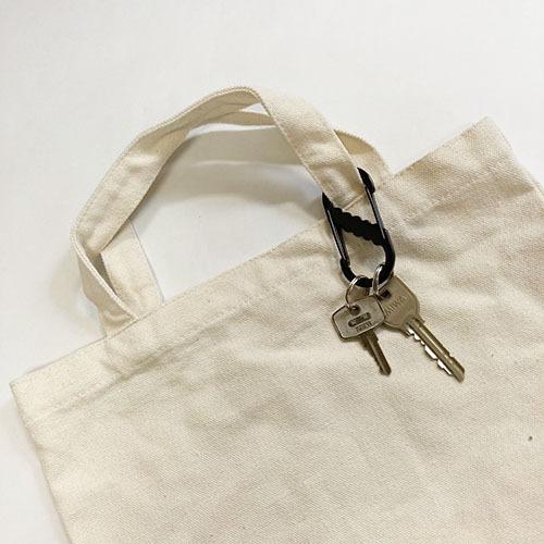 ３個セット　カラビナキーＷゲート　Ｍ　プチギフト　店舗用品　事務用品　防犯用品　防災用品　落下防止　紛失防止　業務用　備品　卸値 |  | 03