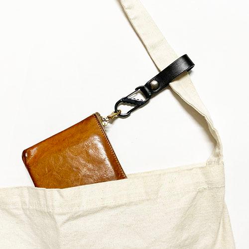 ２個セット　レザーベルトＷゲートカラビナキー　プチギフト　店舗用品　事務用品　防犯用品　防災用品　落下防止　紛失防止　業務用　備品　卸値 |  | 02