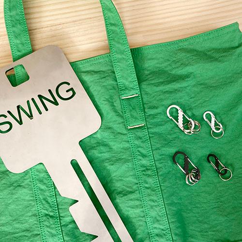 単色３個セット　アルミＷゲートミニカラビナキー　プチギフト　店舗用品　事務用品　防犯用品　防災用品　落下防止　紛失防止　業務用　備品　卸値 |  | 04