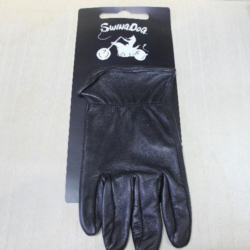 ９２　 鹿革バイクグローブＸＬ バイク用グローブ 夏用 鹿革製 ブラック XLサイズ 春から秋用