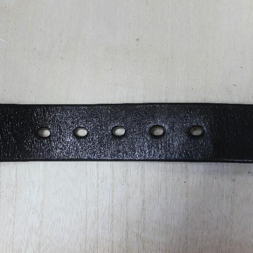 ベルト メンズ 本革 真鍮バックル 黒色 全長120cmサイズ 短くカット可能タイプ |  | 04