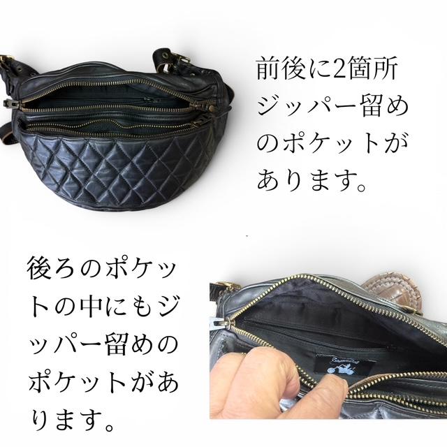 ショルダーバッグ メッセンジャーバッグ ボディーバッグ 馬革 茶芯 ダイヤモンドステッチ ワンショルダーバッグ | ブランド登録なし | 01