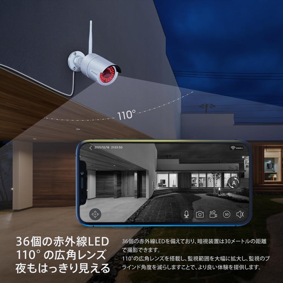 防犯カメラ ドーム型 監視カメラ POE給電 増設専用 JENNOV製録画機と