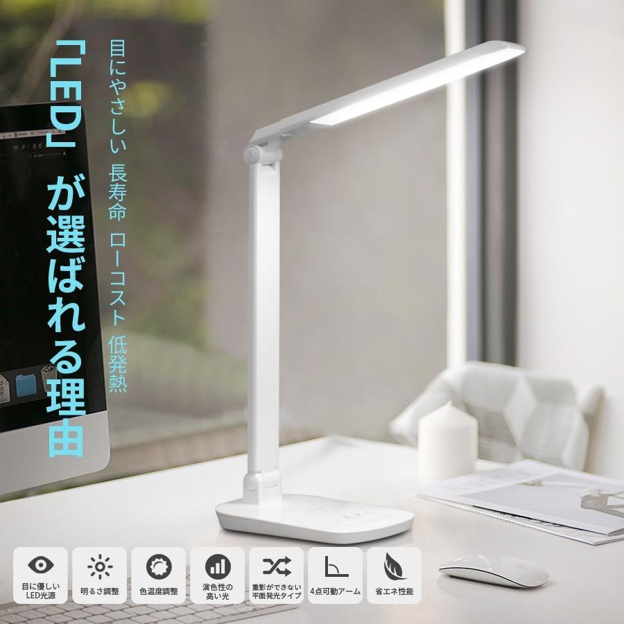 通信販売 デスクライト Led おしゃれ 調光 調色 目に優しい スタンドライト スリム 子供 勉強 学習机 卓上ライト 読書灯 寝室 明るい See D358 Dprd Jatimprov Go Id