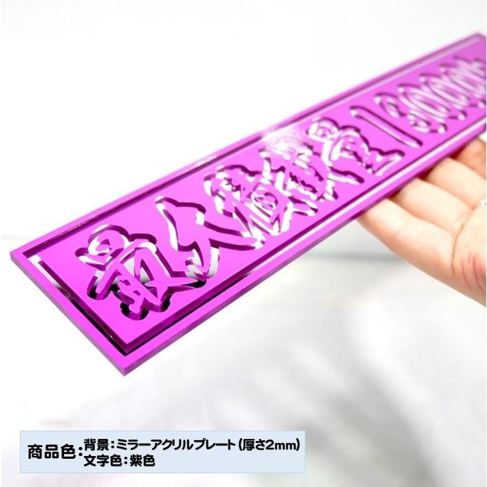 最大積載量 デコトラ トラック アクリル プレートミラー 鏡 Eタイプ