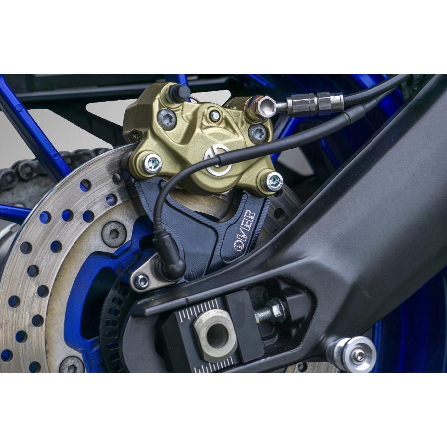 YZF-R7（YZFR7） 22〜　リアキャリパーサポート　ブレンボ2P用　ブラック　OVER（オーヴァー） |  | 01