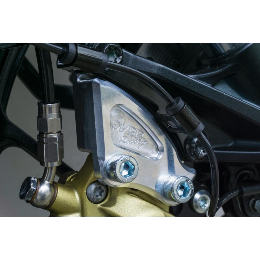YZF-R25 19〜21　フロントキャリパーサポート　ブレンボ4P用　シルバー　OVER（オーヴァー） |  | 01