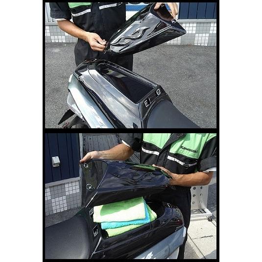 ZZR1400　シングルシートシェル　レリーフ有り　小物入れ付き!　プレジャー | 