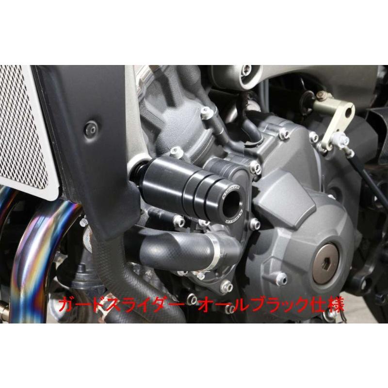 MT-09/SP、XSR900、XSR900GP　ガードスライダー フロントアッパー　ブラック　STRIKER(ストライカー) |  | 01