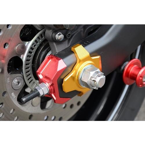 アグラス(AGRAS)　ZX-25R(ZX25R) 20〜　チェーンアジャスタープレート　7色あり！ | 