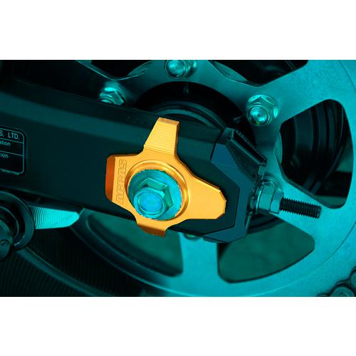 アグラス(AGRAS)　ZX-25R(ZX25R) 20〜　チェーンアジャスタープレート　7色あり！ |  | 03