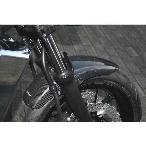 ZRX1200ダエグ　STRIKER カーボンファイバー フロントフェンダー STRIKER(ストライカー) ZRX1200DAEG 09年〜 フロントフェンダー