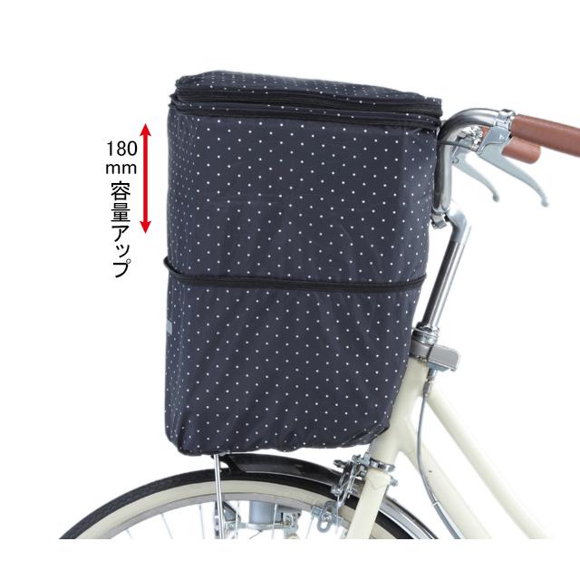 kawasumi カワスミ KW-545BK/WD 2段式水玉前カゴカバー re-912 |  | 01