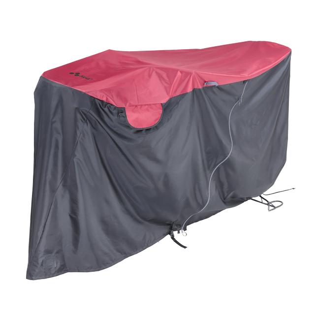 kawasumi カワスミ KW-448AS/RD-BK 雨ニモ負ケズ風ニモ負ケズサイクルカバー L（電動後カゴ付対応） re-912 | 