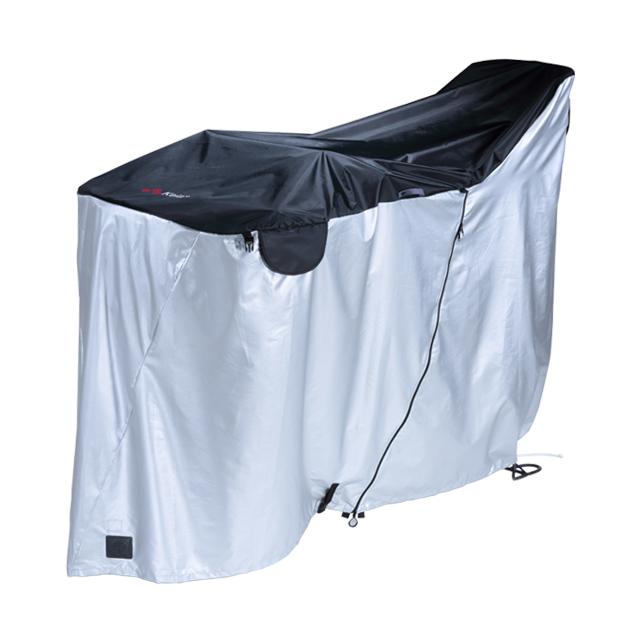 kawasumi カワスミ KW-449AS/BK 雨ニモ負ケズ風ニモ負ケズサイクルカバー LL（電動3人乗り対応） re-912 | 