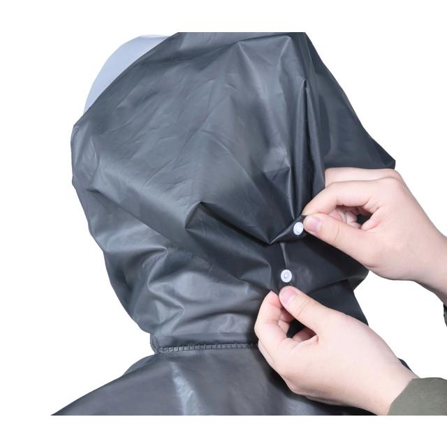 kawasumi カワスミ KW-800GR 膝を雨から守るPEVAレインポンチョ |  | 02