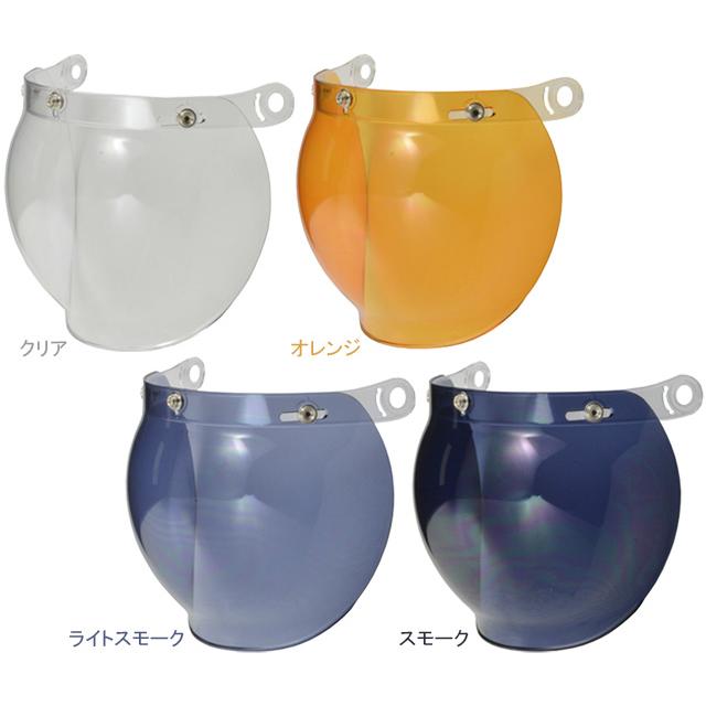 ヘルメットシールド リード工業 MUSS シールド クリアタイプ | 