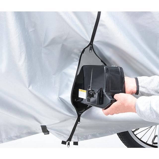 kawasumi カワスミ KW-399AS/BK サイクルカバー ファスナー付き（サンシェード付き3人乗り対応） re-60422 |  | 02