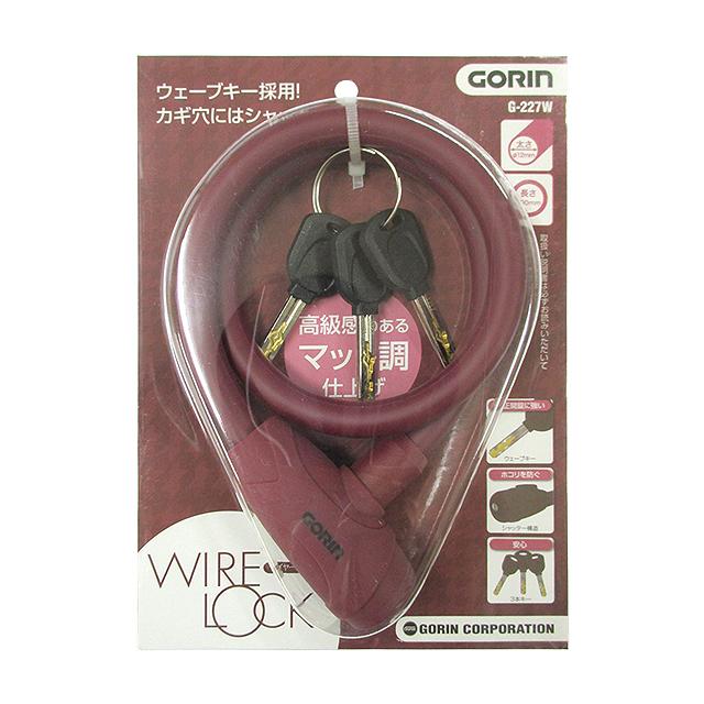 ゴリン G227W ウェーブキーワイヤー錠 re-60422 |  | 01