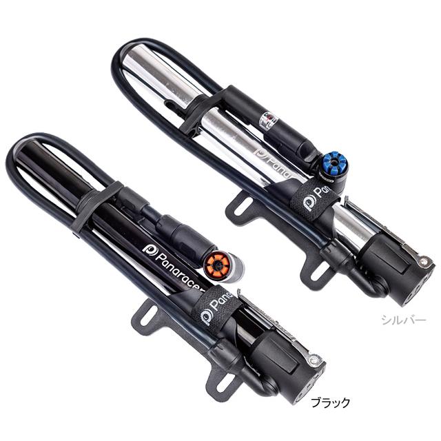パナレーサー Panaracer ゲージ付ワンタッチミニフロアポンプ BMP-24AEZ-S BMP-24AEZ-B | 