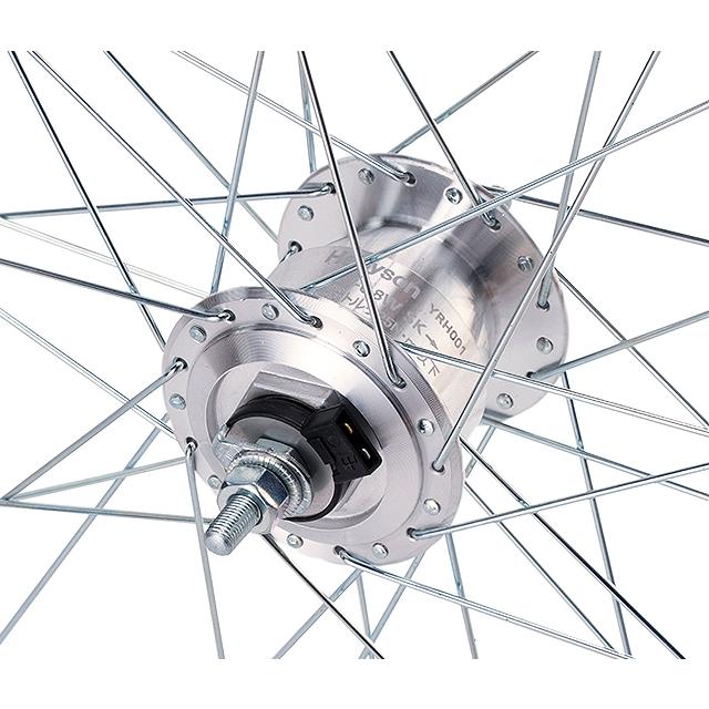 PALMY パルミー FW-27ST-HD ハブダイナモ付ステンレス前ホイール 27インチ |  | 01