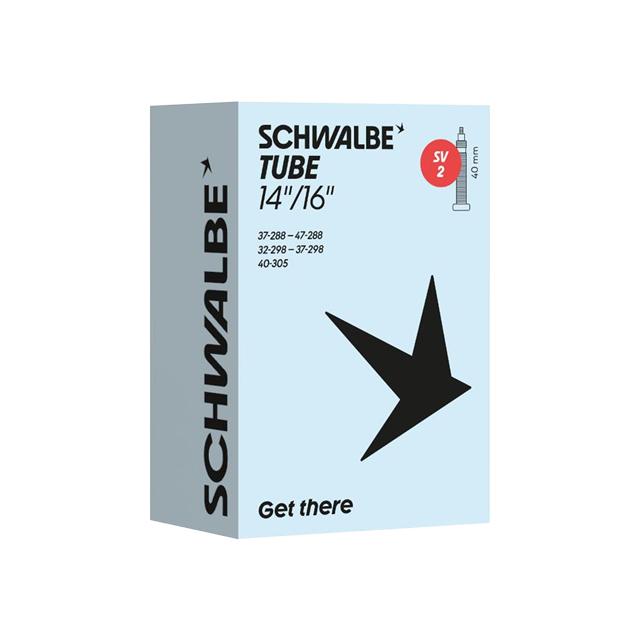 SCHWALBE シュワルベ 自転車用チューブ SV2 14×1.75, 16×1.50 FV40mm BOX個装 | 