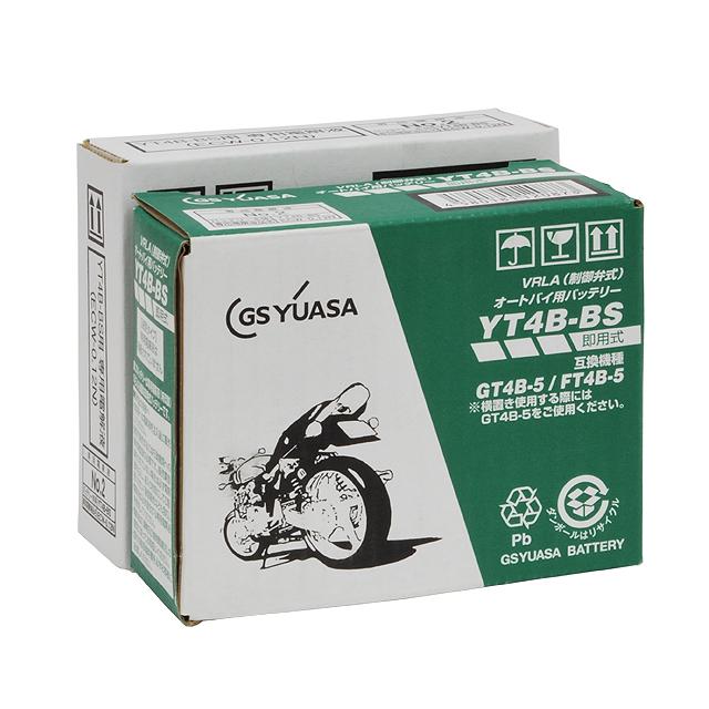 GS YUASA GSユアサ YT4B-BS オートバイ用バッテリー re-502 | 