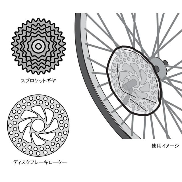 大久保製作所 MARUTO マルト RS-S570 スプロケット＆ブレーキローターカバー re-502 | MARUTO（バイク、自転車） | 01