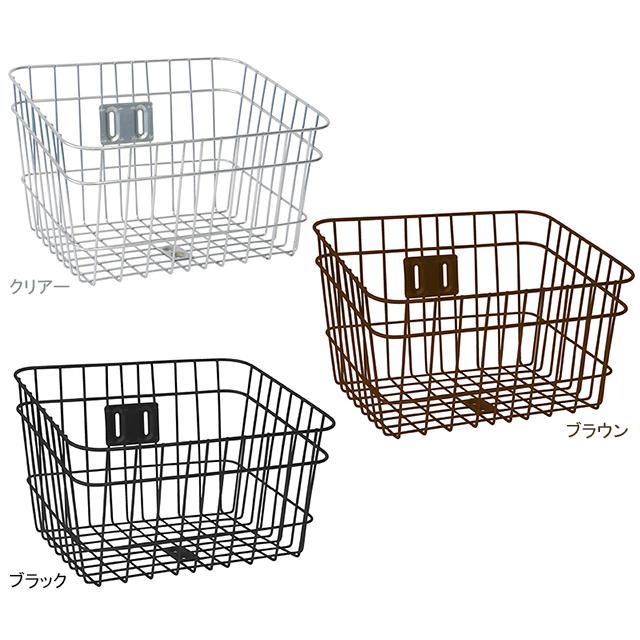 自転車 バスケット　PALMY パルミー DT-7 角型ワイヤーバスケット | PALMY